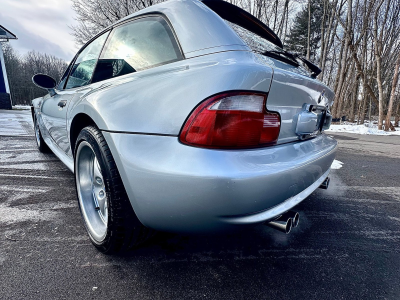 1999 BMW M Coupe in Arctic Silver Metallic over Dark Gray & Black Nappa