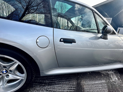 1999 BMW M Coupe in Arctic Silver Metallic over Dark Gray & Black Nappa