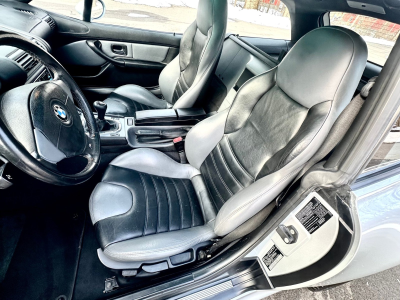 1999 BMW M Coupe in Arctic Silver Metallic over Dark Gray & Black Nappa