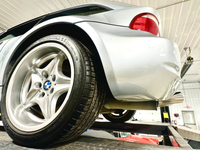 1999 BMW M Coupe in Arctic Silver Metallic over Dark Gray & Black Nappa