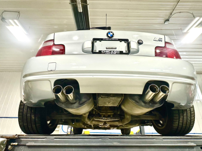 1999 BMW M Coupe in Arctic Silver Metallic over Dark Gray & Black Nappa