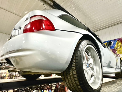 1999 BMW M Coupe in Arctic Silver Metallic over Dark Gray & Black Nappa