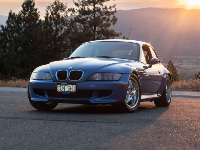 1999 BMW M Coupe in Estoril Blue Metallic over Estoril Blue & Black Nappa