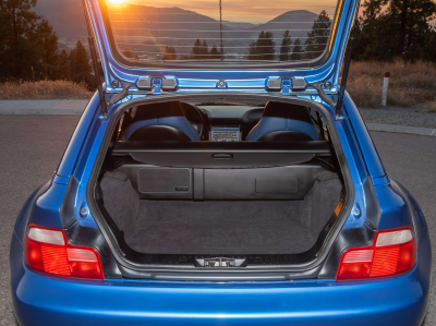1999 BMW M Coupe in Estoril Blue Metallic over Estoril Blue & Black Nappa