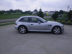 1999 BMW M Coupe in Arctic Silver Metallic over Dark Gray & Black Nappa