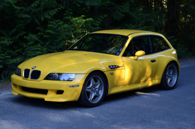 1999 BMW M Coupe in Dakar Yellow 2 over Black Nappa