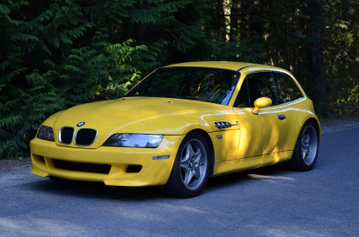 1999 BMW M Coupe in Dakar Yellow 2 over Black Nappa
