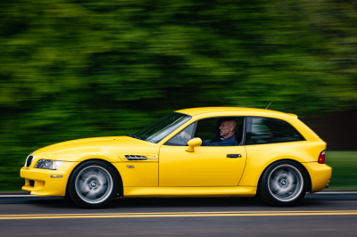 1999 BMW M Coupe in Dakar Yellow 2 over Black Nappa