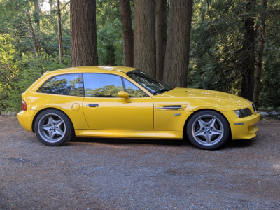 1999 BMW M Coupe in Estoril Blue Metallic over Black Nappa