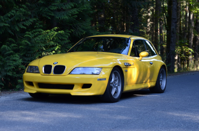 1999 BMW M Coupe in Dakar Yellow 2 over Black Nappa