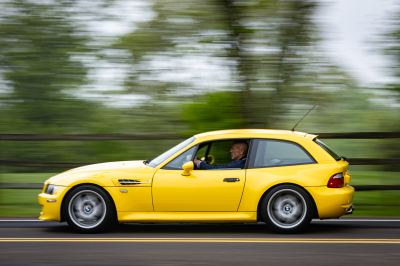 1999 BMW M Coupe in Dakar Yellow 2 over Black Nappa
