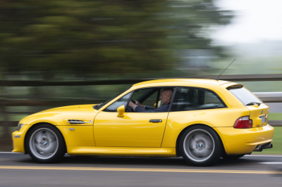 1999 BMW M Coupe in Dakar Yellow 2 over Black Nappa