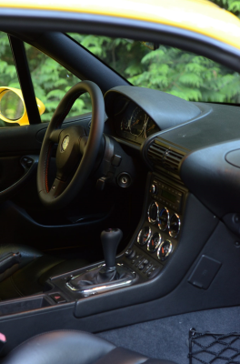 1999 BMW M Coupe in Dakar Yellow 2 over Black Nappa