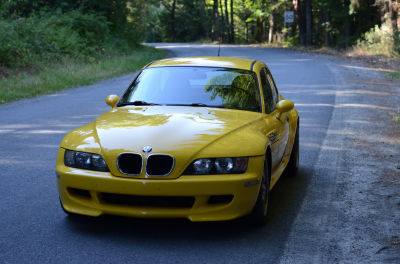1999 BMW M Coupe in Dakar Yellow 2 over Black Nappa