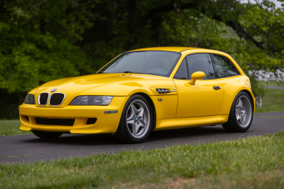 1999 BMW M Coupe in Dakar Yellow 2 over Black Nappa