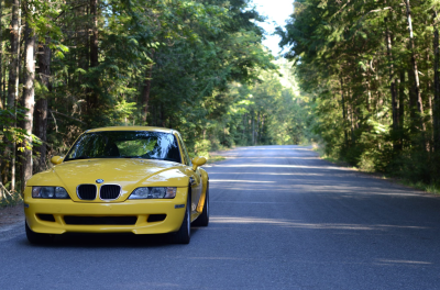 1999 BMW M Coupe in Dakar Yellow 2 over Black Nappa