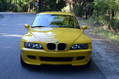 1999 BMW M Coupe in Dakar Yellow 2 over Black Nappa