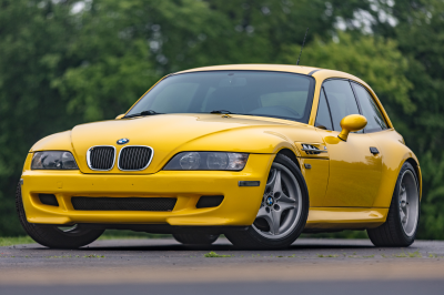 1999 BMW M Coupe in Dakar Yellow 2 over Black Nappa