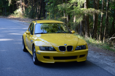 1999 BMW M Coupe in Dakar Yellow 2 over Black Nappa