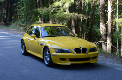1999 BMW M Coupe in Dakar Yellow 2 over Black Nappa