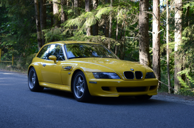 1999 BMW M Coupe in Dakar Yellow 2 over Black Nappa