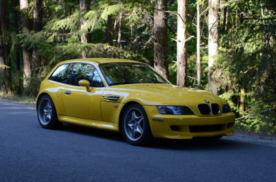 1999 BMW M Coupe in Dakar Yellow 2 over Black Nappa