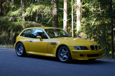 1999 BMW M Coupe in Dakar Yellow 2 over Black Nappa