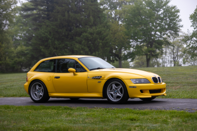 1999 BMW M Coupe in Dakar Yellow 2 over Black Nappa