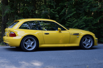 1999 BMW M Coupe in Dakar Yellow 2 over Black Nappa