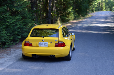 1999 BMW M Coupe in Dakar Yellow 2 over Black Nappa