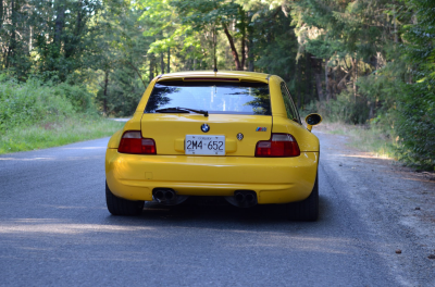 1999 BMW M Coupe in Dakar Yellow 2 over Black Nappa