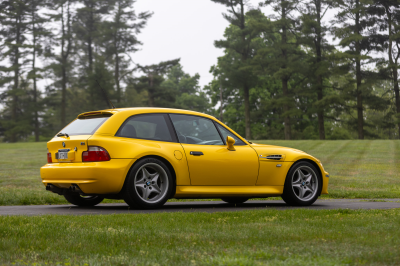 1999 BMW M Coupe in Dakar Yellow 2 over Black Nappa