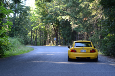 1999 BMW M Coupe in Dakar Yellow 2 over Black Nappa