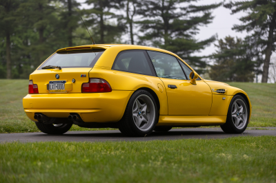 1999 BMW M Coupe in Dakar Yellow 2 over Black Nappa