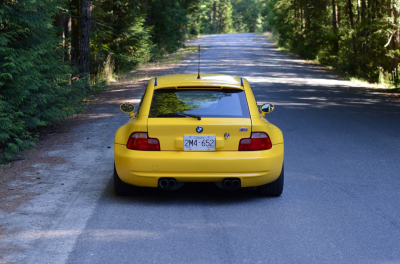 1999 BMW M Coupe in Dakar Yellow 2 over Black Nappa