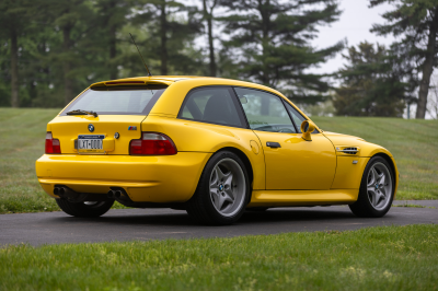 1999 BMW M Coupe in Dakar Yellow 2 over Black Nappa