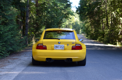 1999 BMW M Coupe in Dakar Yellow 2 over Black Nappa