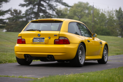 1999 BMW M Coupe in Dakar Yellow 2 over Black Nappa