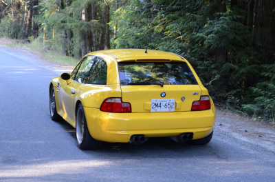 1999 BMW M Coupe in Dakar Yellow 2 over Black Nappa