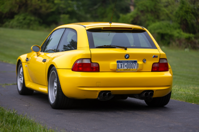 1999 BMW M Coupe in Dakar Yellow 2 over Black Nappa