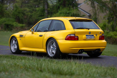 1999 BMW M Coupe in Dakar Yellow 2 over Black Nappa