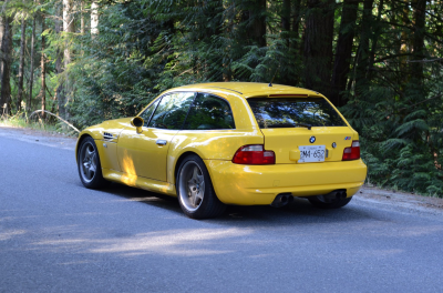 1999 BMW M Coupe in Dakar Yellow 2 over Black Nappa