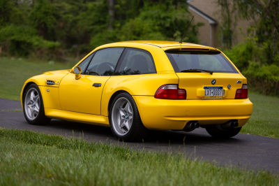 1999 BMW M Coupe in Dakar Yellow 2 over Black Nappa