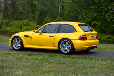 1999 BMW M Coupe in Dakar Yellow 2 over Black Nappa