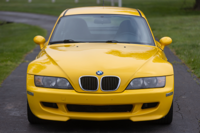 1999 BMW M Coupe in Dakar Yellow 2 over Black Nappa
