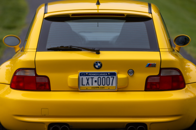 1999 BMW M Coupe in Dakar Yellow 2 over Black Nappa