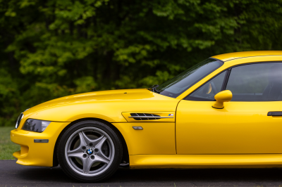 1999 BMW M Coupe in Dakar Yellow 2 over Black Nappa
