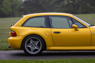 1999 BMW M Coupe in Dakar Yellow 2 over Black Nappa