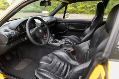 1999 BMW M Coupe in Dakar Yellow 2 over Black Nappa