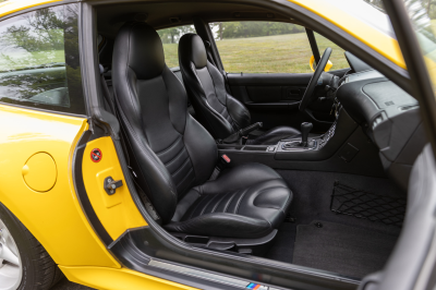 1999 BMW M Coupe in Dakar Yellow 2 over Black Nappa